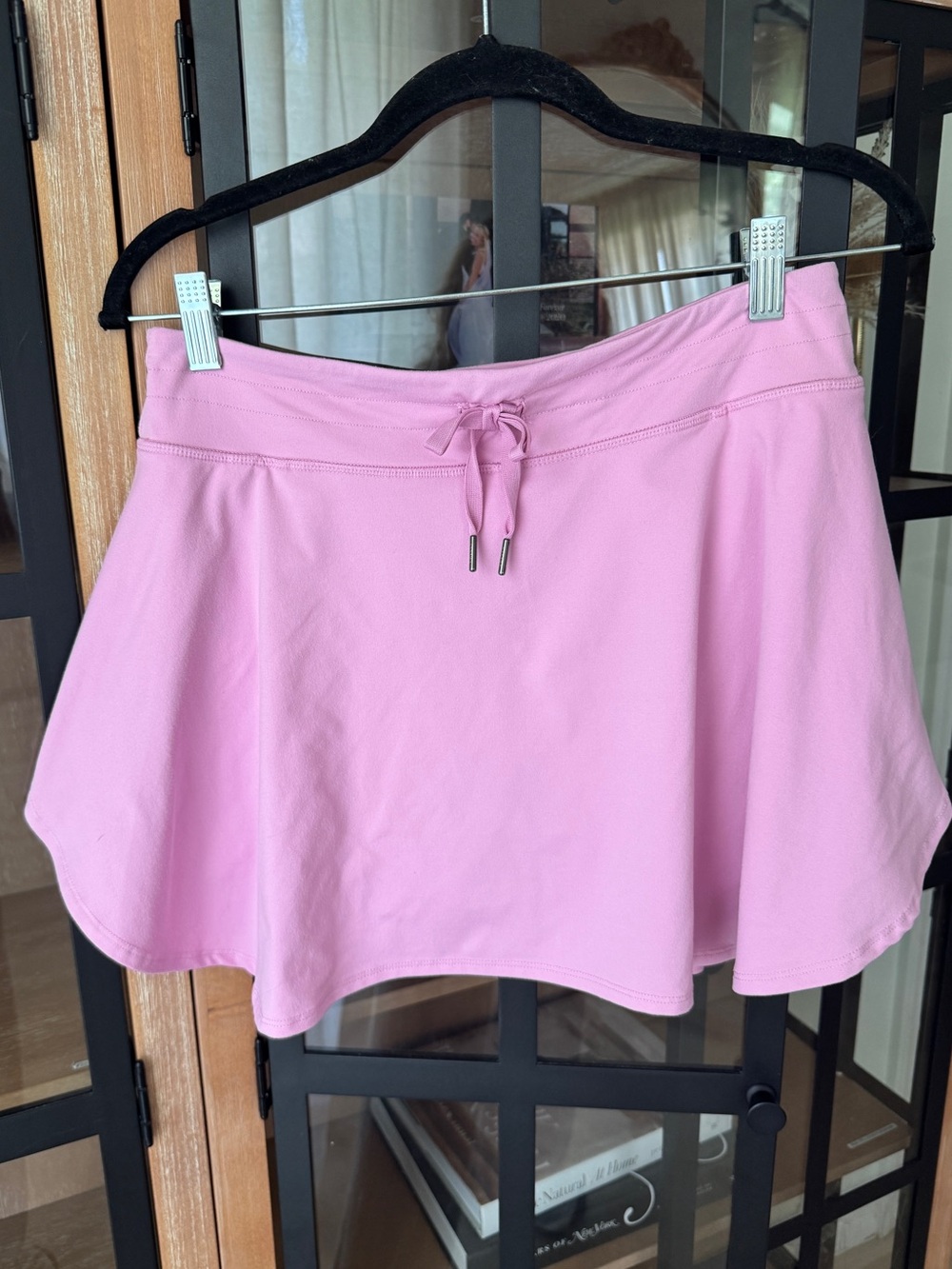 Freely tennis skirt skort drawstring waistband high rise shorts active orchid